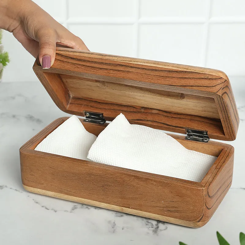 Bambina Wood Tissue Holder media 3