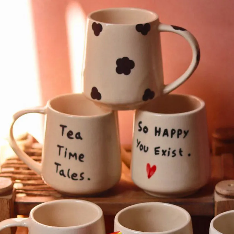 Tea Ceramic Coffee Mug (250 mL Each) - Set of Six media 5