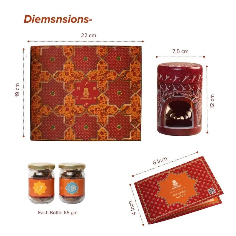 Divine Aura Fragrance Diffuser (Red) - Set Of Three media 8