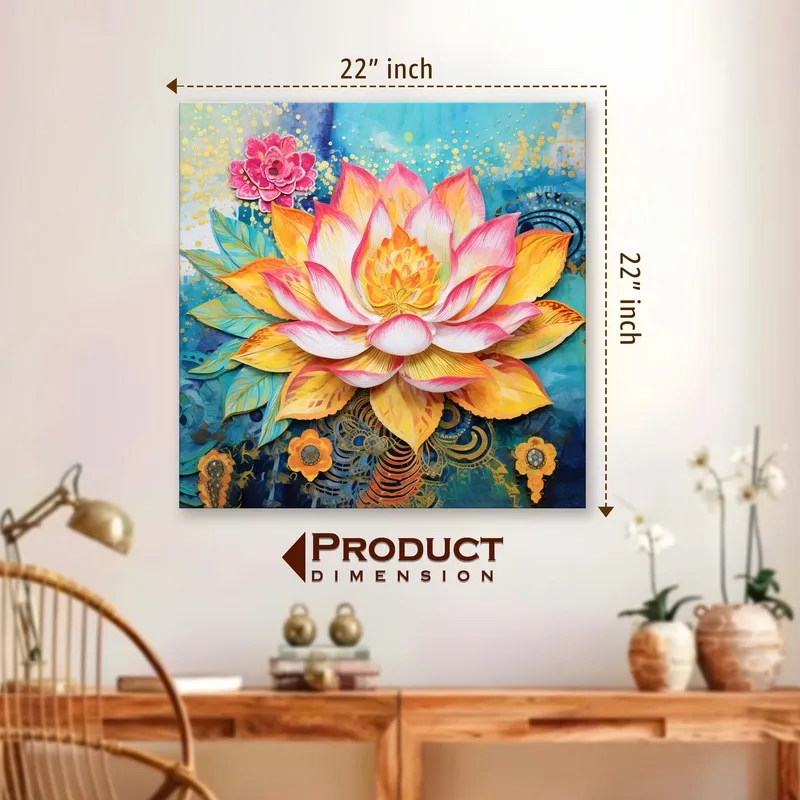 Celestial Koi Wall Art Without Frame media 6