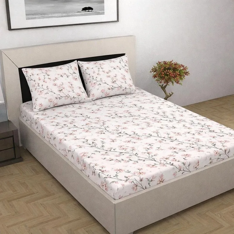 Flora Style Cotton Bedsheet - 300 TC media 3