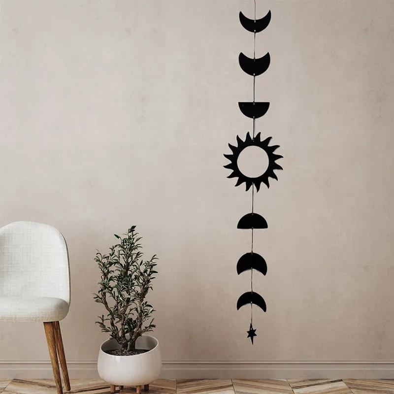 The Sun & Moon Black Iron Wall Accent media 1