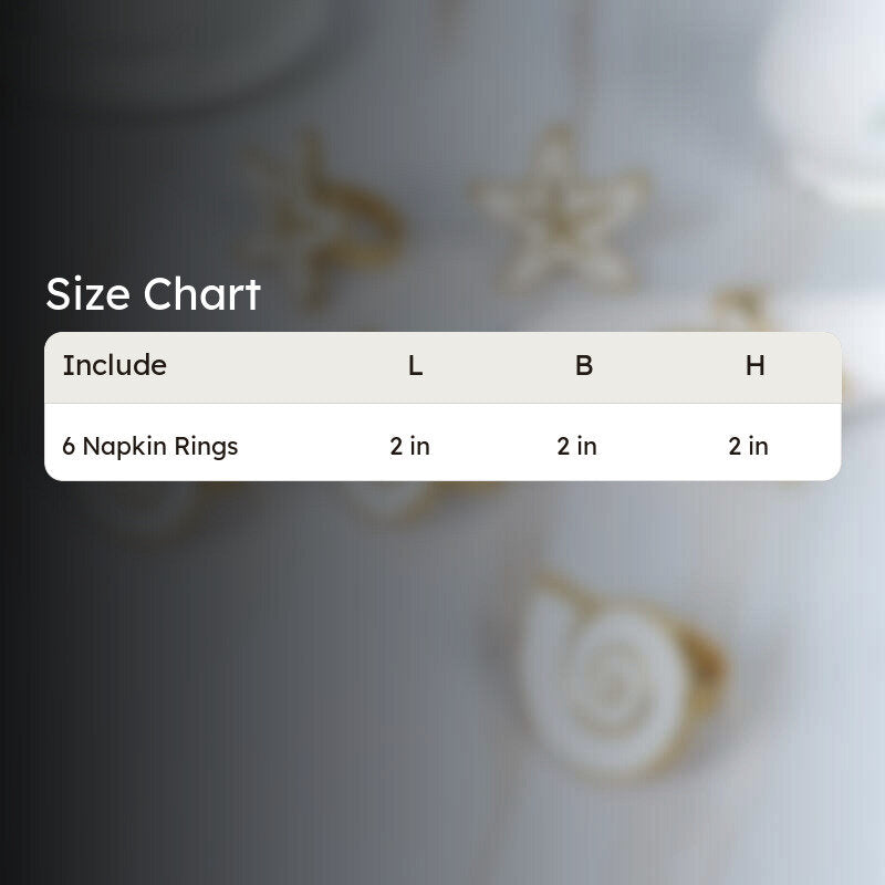 Star & Spiral Napkin Ring - Set Of Six media 6