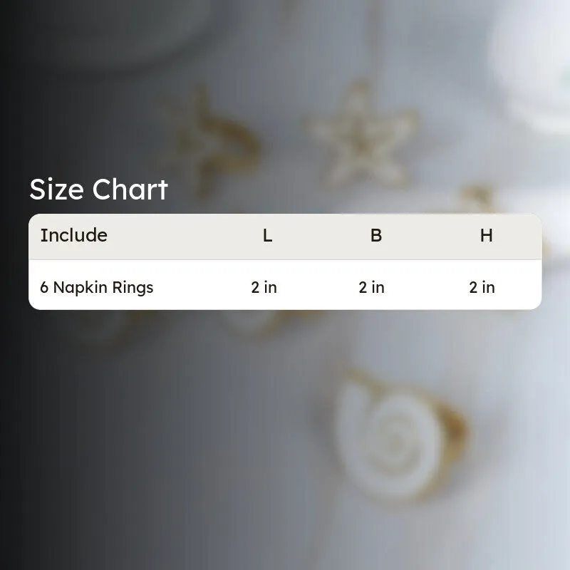 Star & Spiral Napkin Ring - Set Of Six media 6