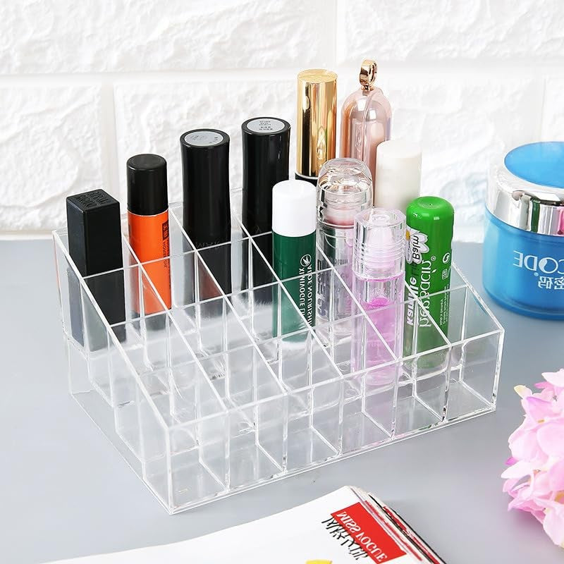 CrystalDock Acrylic Desk Organiser - Transparent