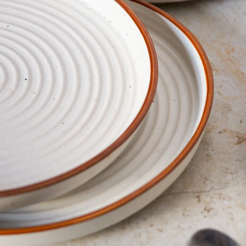 Ceraflor Ceramic Dinner Plate - Set Of Two - 6