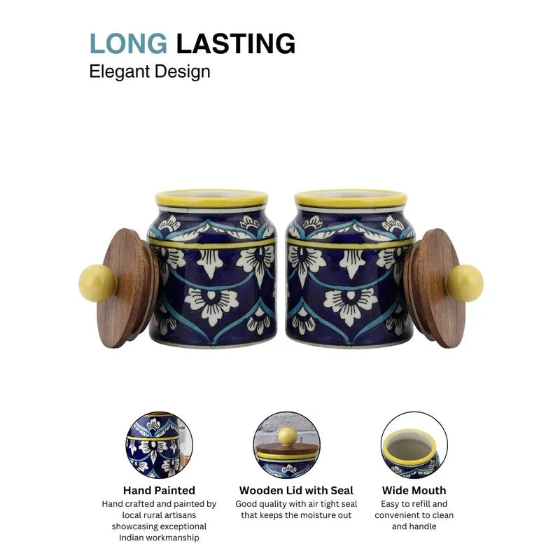 Classic Designer Jar for Everyday Use (550 mL Each) - Set Of Two media 5
