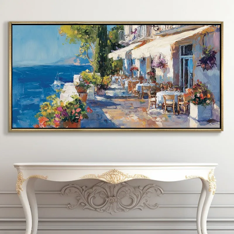 Riviera Light Canvas Wall Painting With Frame media 5