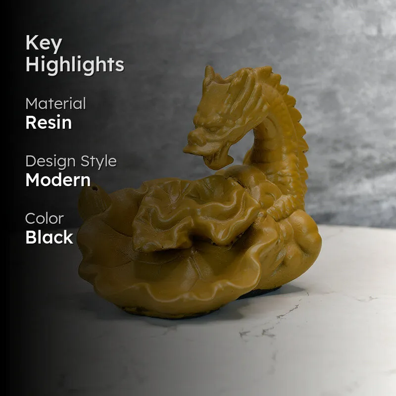 Chinese Dragon Incense Holder With Five Cone media 2