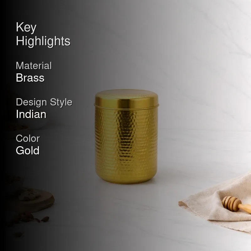 PureForm Gold Brass Container - 3500 mL media 2