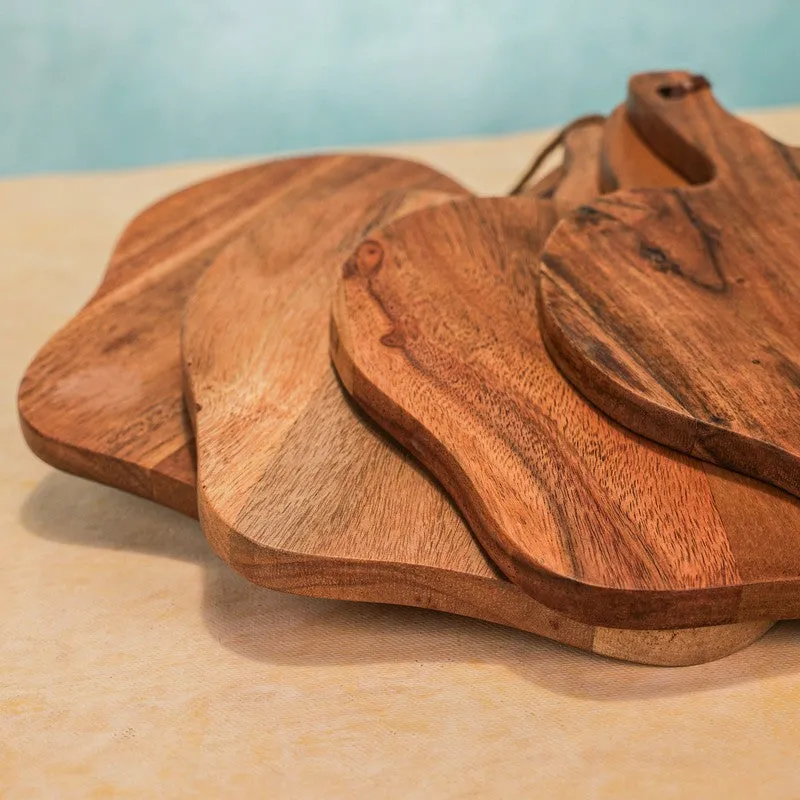Heritage Wood Platter - Set of Four media 5