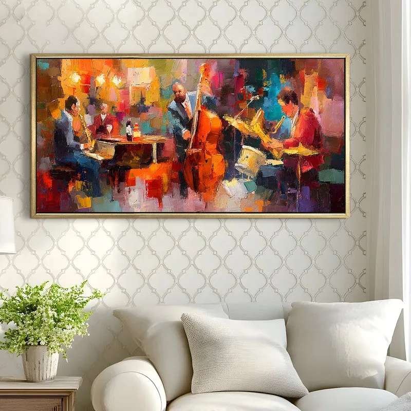 Polyphony Canvas Wall Painting With Frame media 4