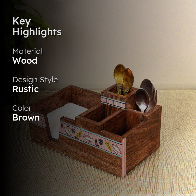 Leafy Charm Cutlery Holder media 2