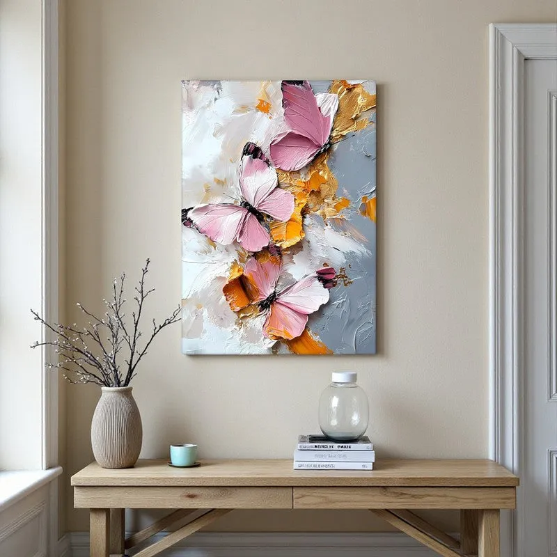 Butterfly Relief Canvas Wall Art media 4