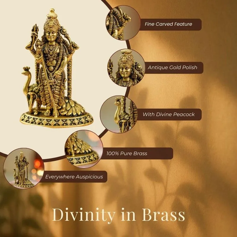Divine Radha Krishna Brass Idol media 3