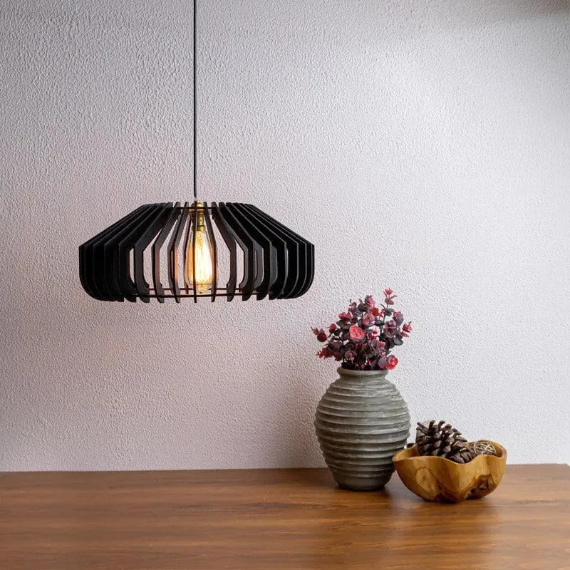 Yamato Wooden Ceiling Lamp media 1