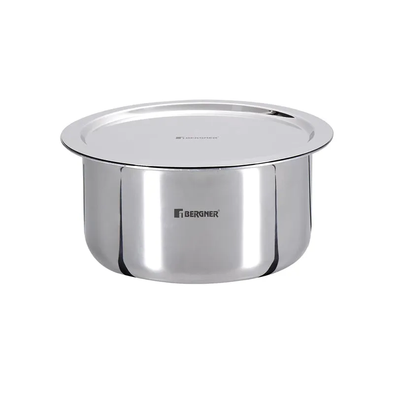 Bergner TriPro Tri-ply Stainless Steel Tope With Lid - 3500 mL media 8