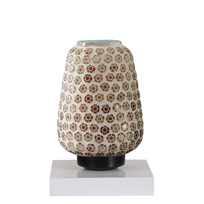 Prismyre Glass Table Lamp With Wooden Base - Multicolor media 5