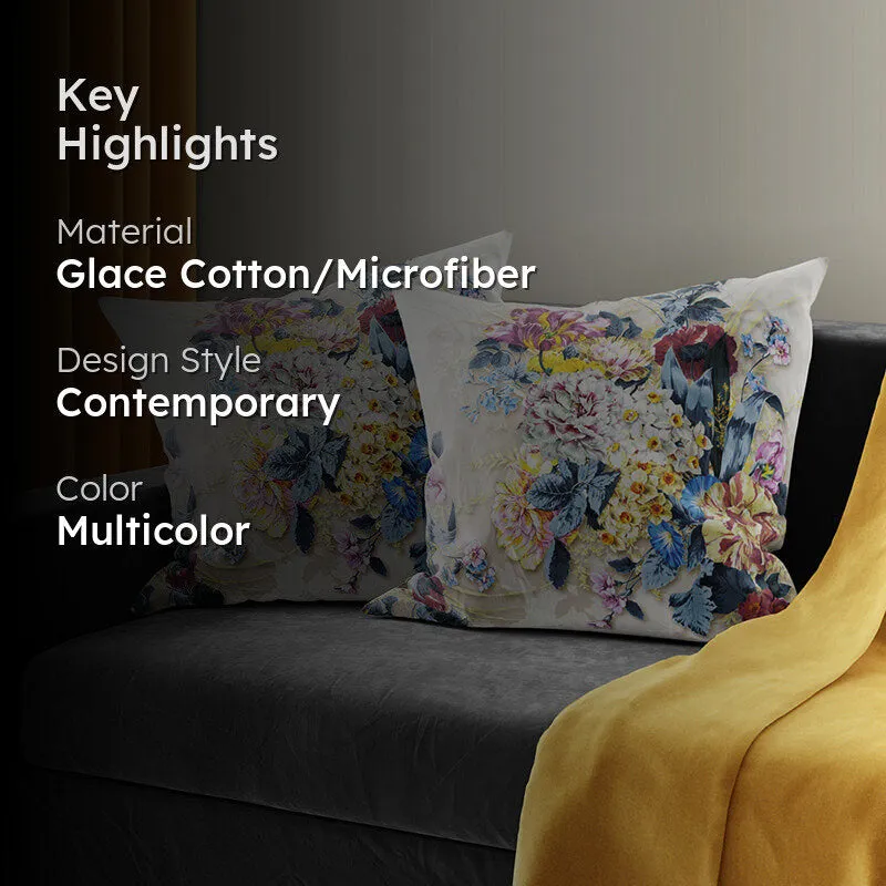 Glen Printed Cushion Cover Set - Set Of Two media 2