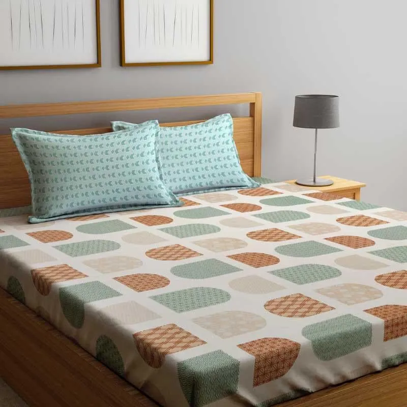 Funky Jive Fitted Microfiber Bedsheet - 300 GSM media 1