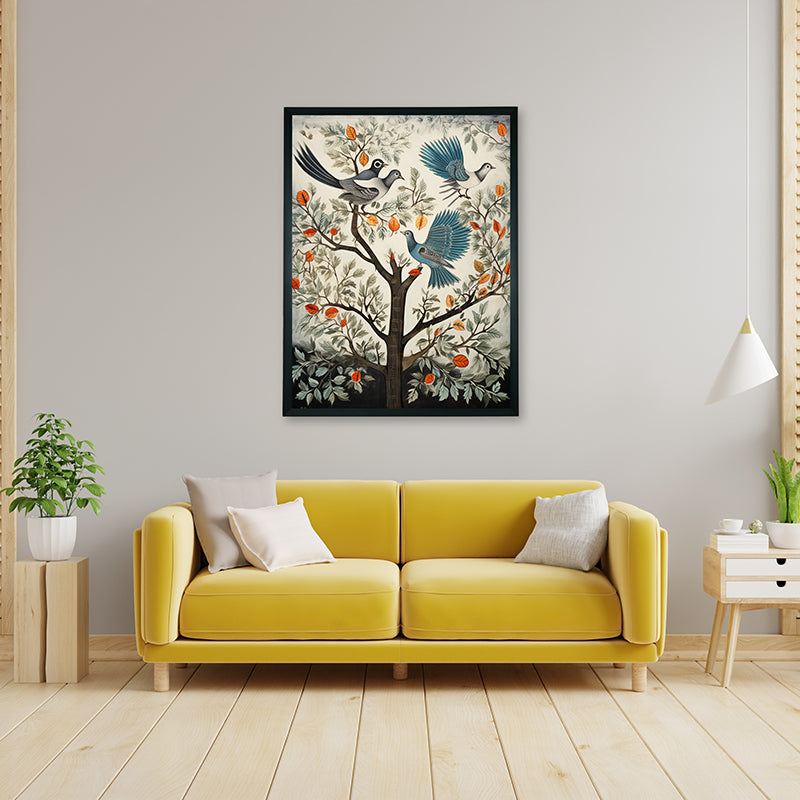 Bird Medow Canvas Wall Art media 5