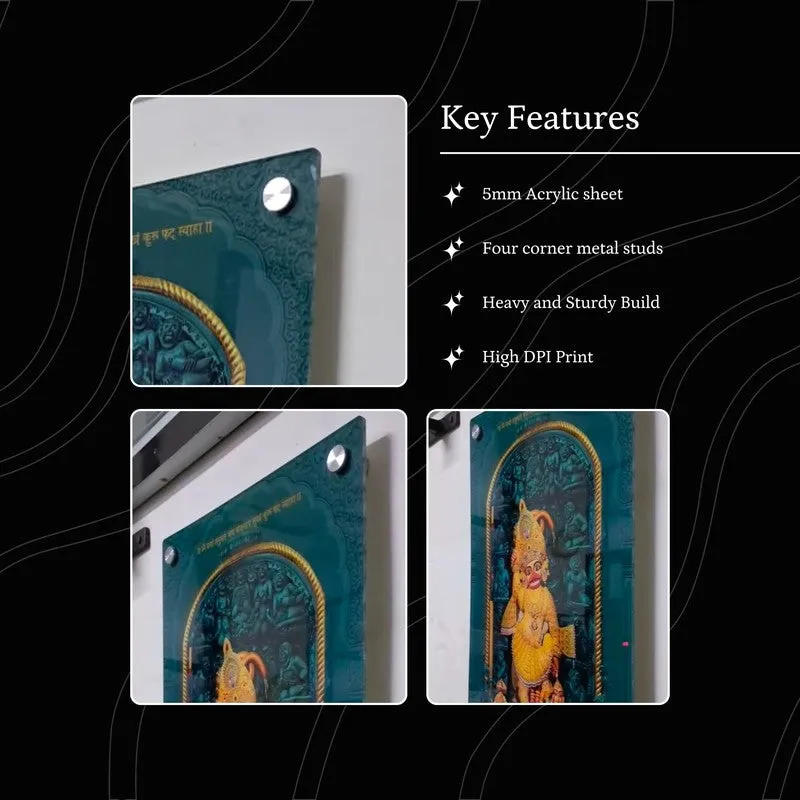 Divine Ganpati Presence Acrylic Wall Art media 7
