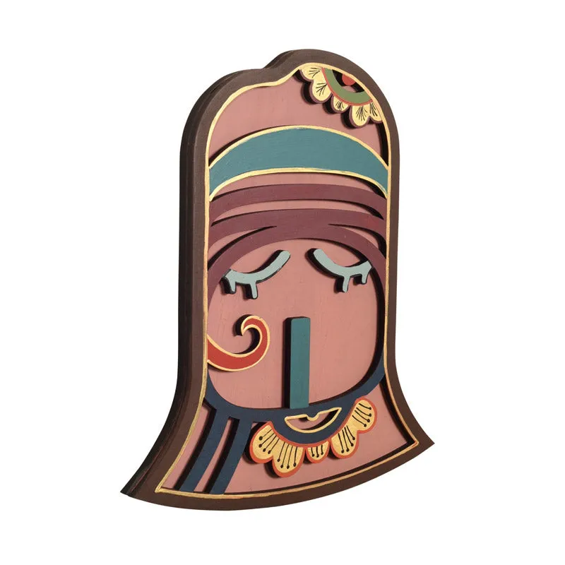 Indran Mask Wooden Wall Accent media 4