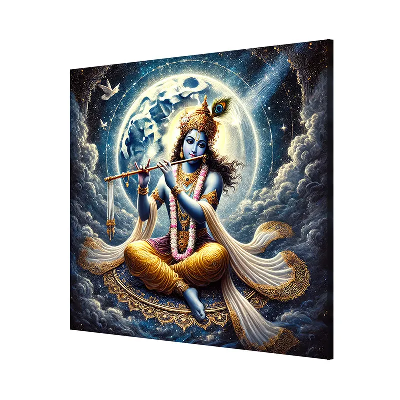 Venugopala Krishna Wall Painting media 5