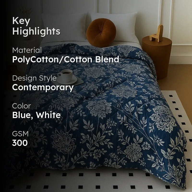 Floral Embrace Comforters - 300 GSM media 2