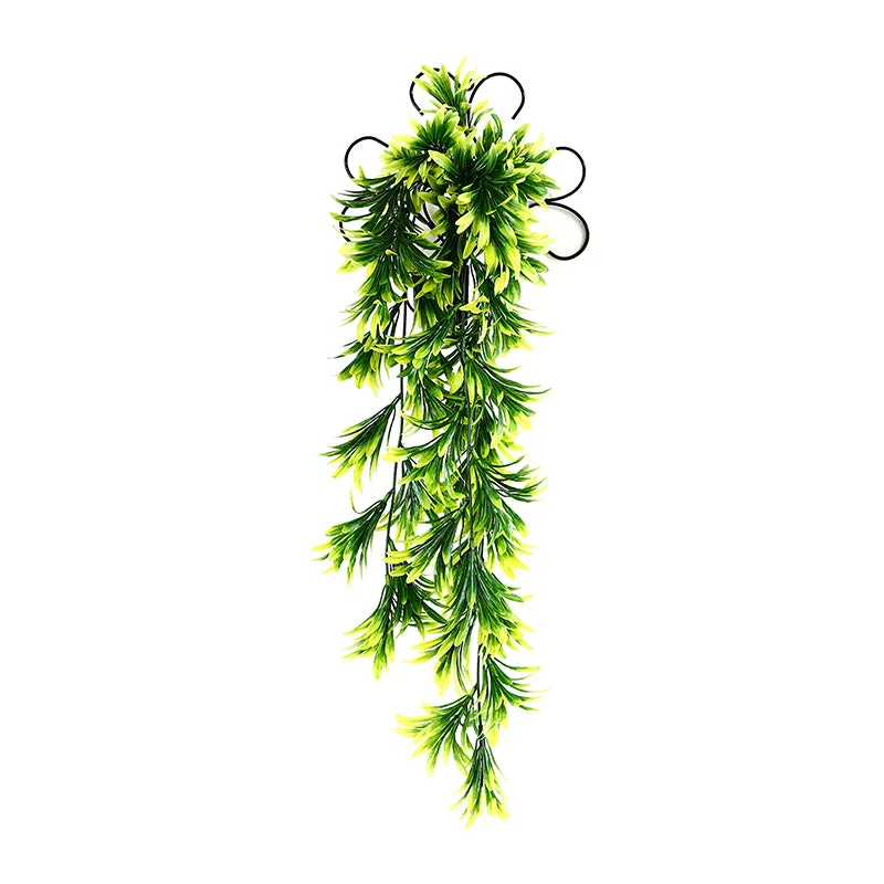 Faux Green Vine With Metal Wall Stand media 6