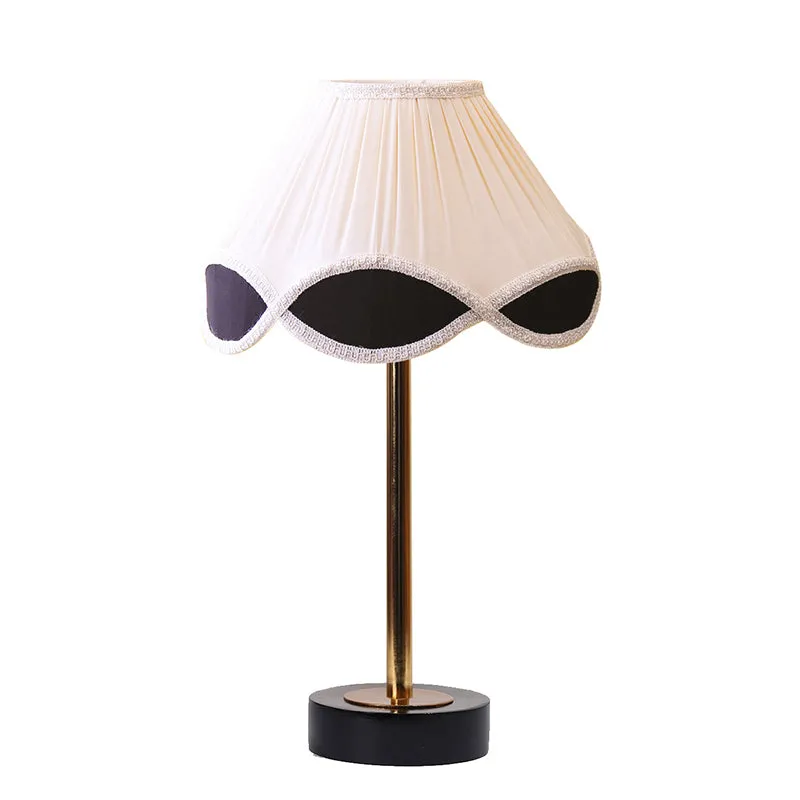 Valenica Rodin Wooden Table Lamp - White,Gold,Black media 4