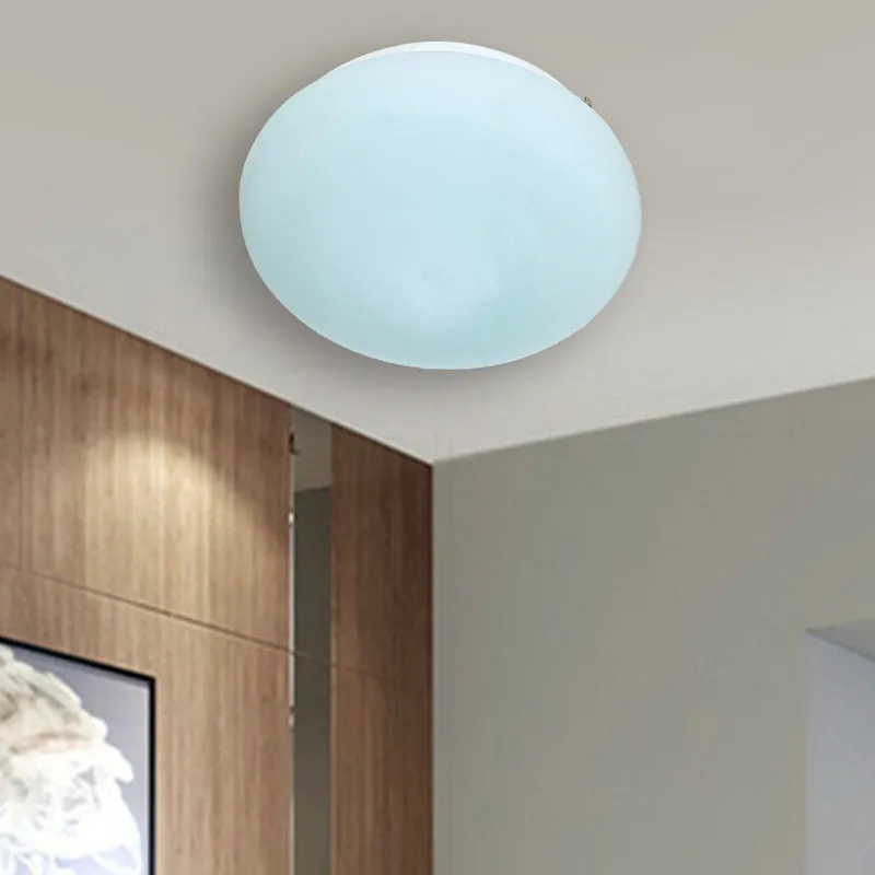 Haloir Flush Mount Glass Ceiling Lamp media 3