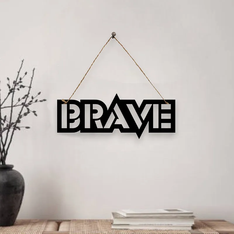 Brave Mild Steel Wall Accent media 1