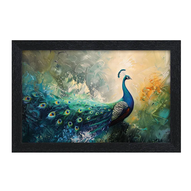 Majesty Of Mayura Wall Painting media 5