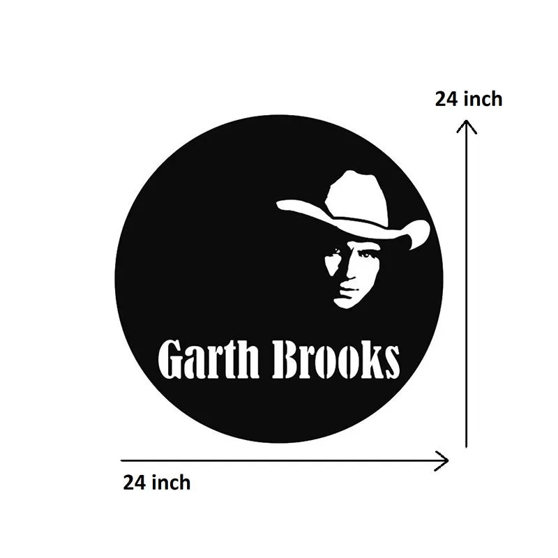 Garth Brooks Black Iron Wall Accent media 5