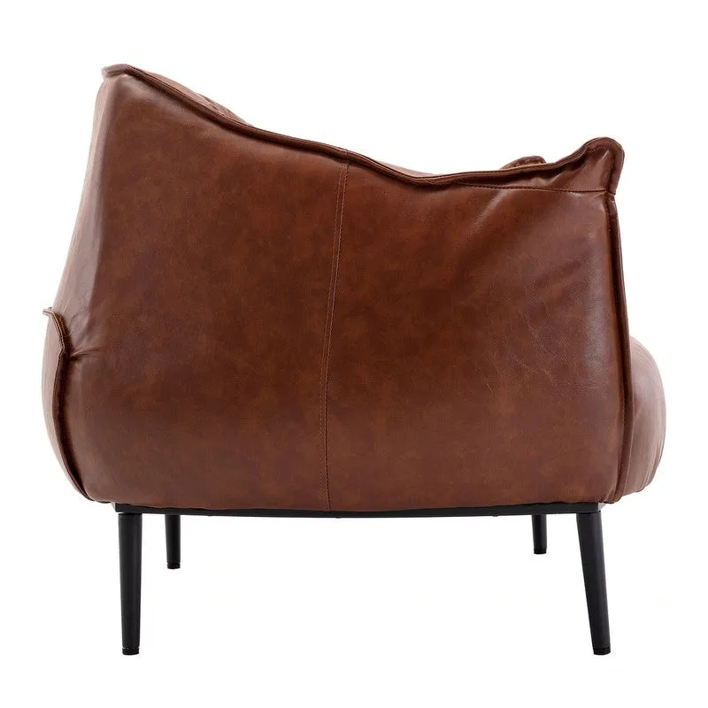 Elvora Neem Wood Accent Chair - Brown media 7