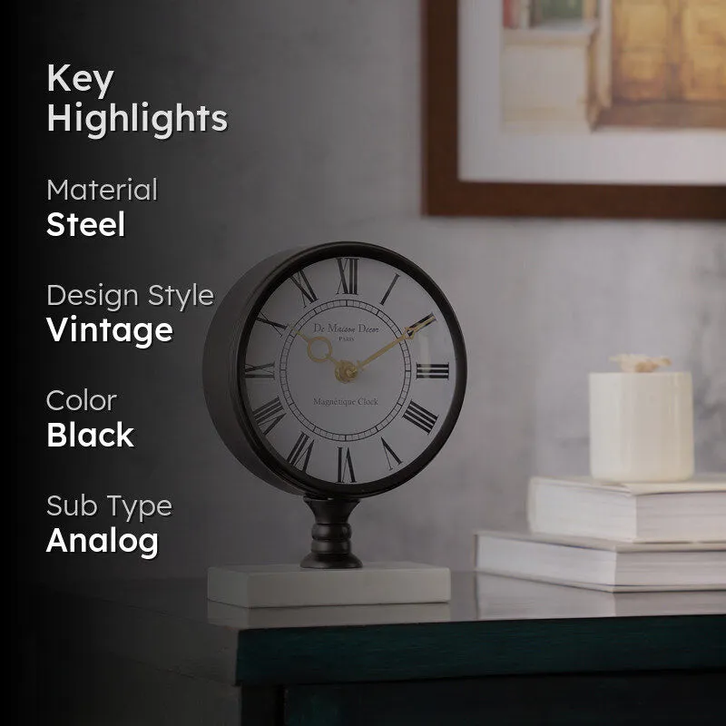 Nexo Table Clock - Black media 2