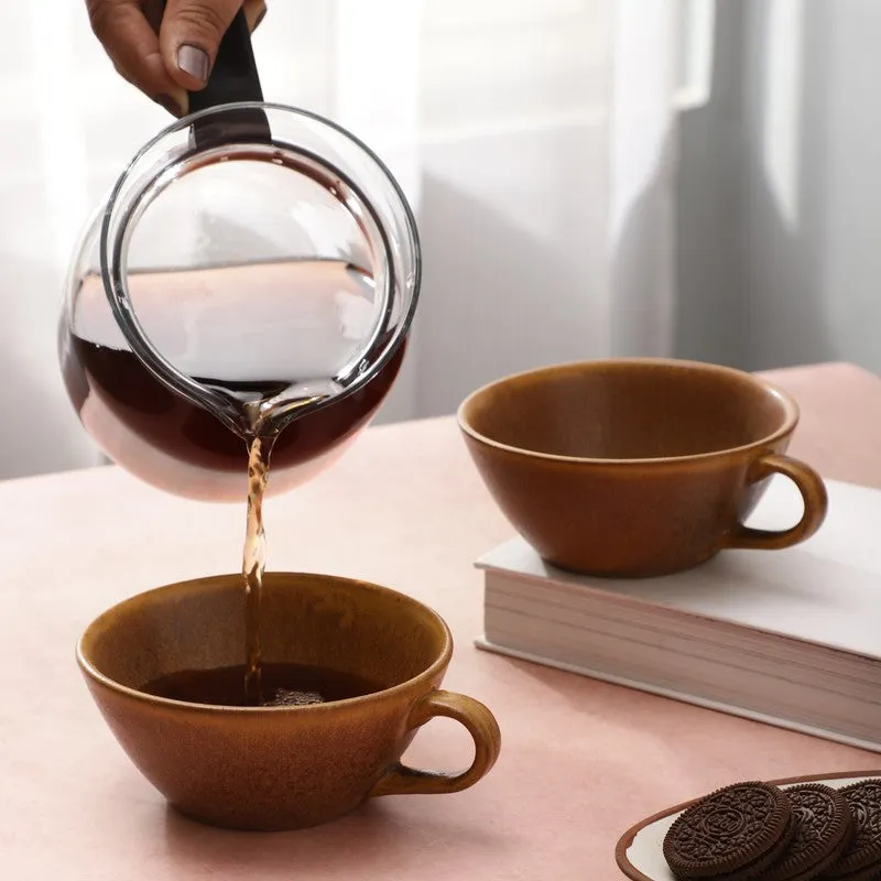 Brewtone Stoneware Tea Cup (300 mL Each) - Set Of Two media 5