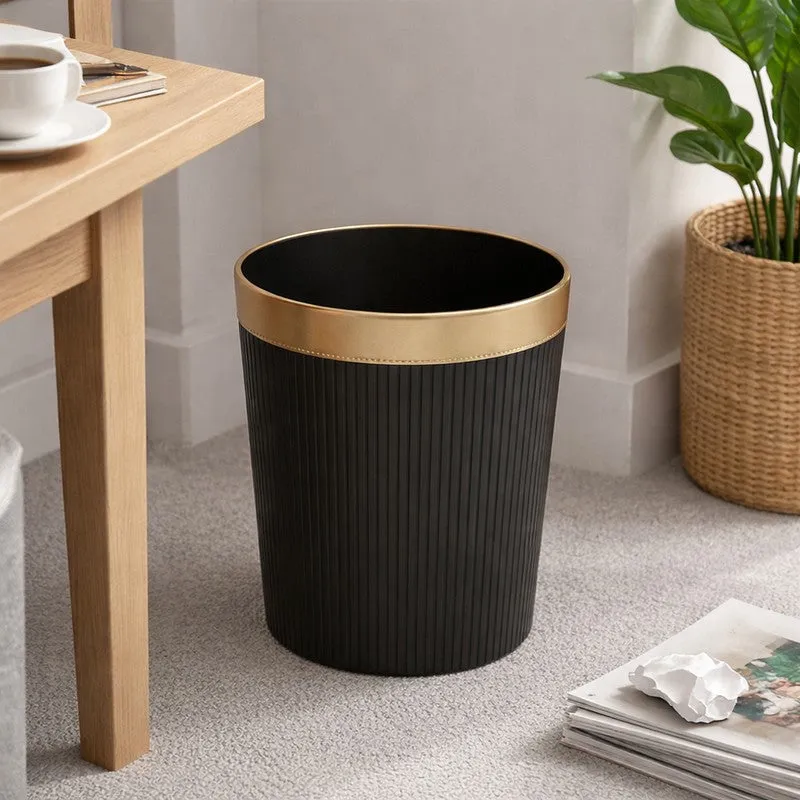 AarviDecor UrbanClean Faux Leather Dustbin media 1