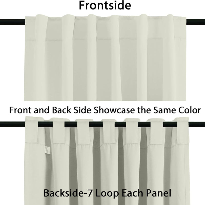Serein Pleated Curtain Valance (Ivory) - Set Of Two media 3