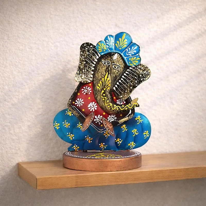 Ganesh Iron Handcrafted Idol media 1