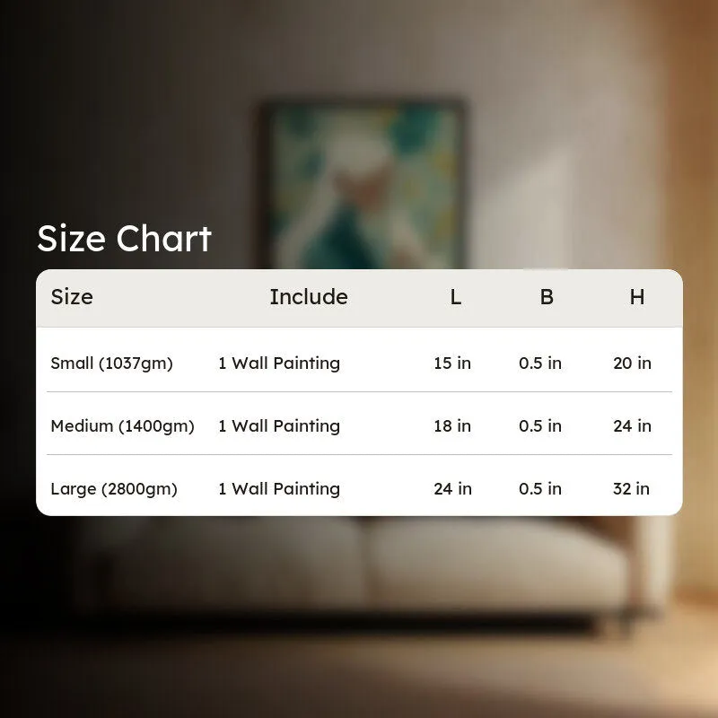 Mystiflora Canvas Wall Painting - Black Frame media 8