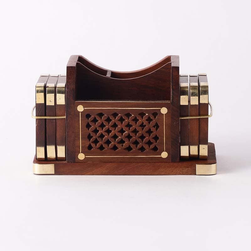 Jalidar Cutlery Holder With Coaster - Set Of Six media 4