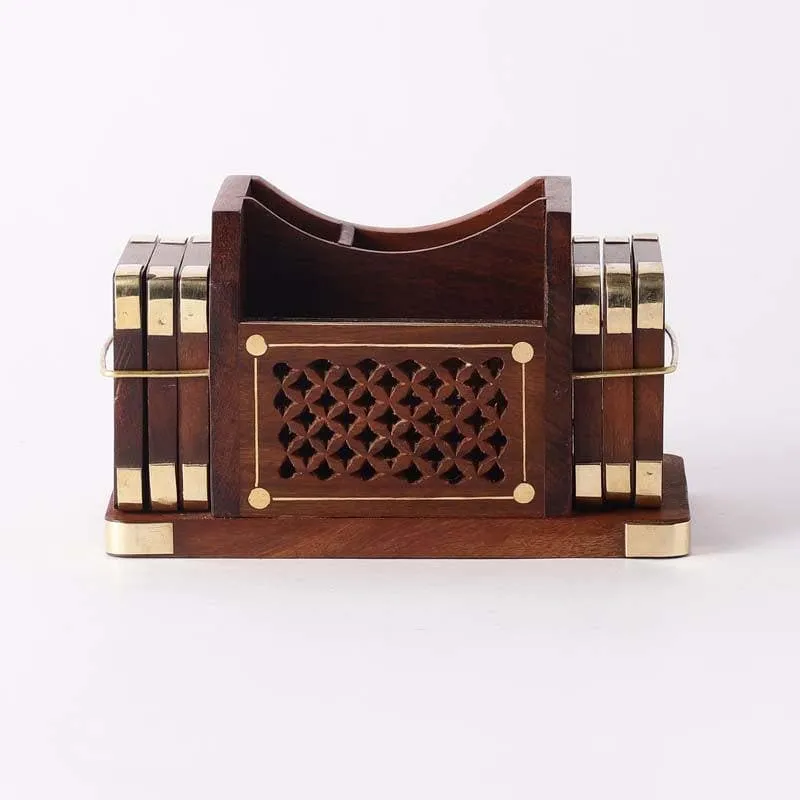 Jalidar Cutlery Holder With Coaster - Set Of Six media 4
