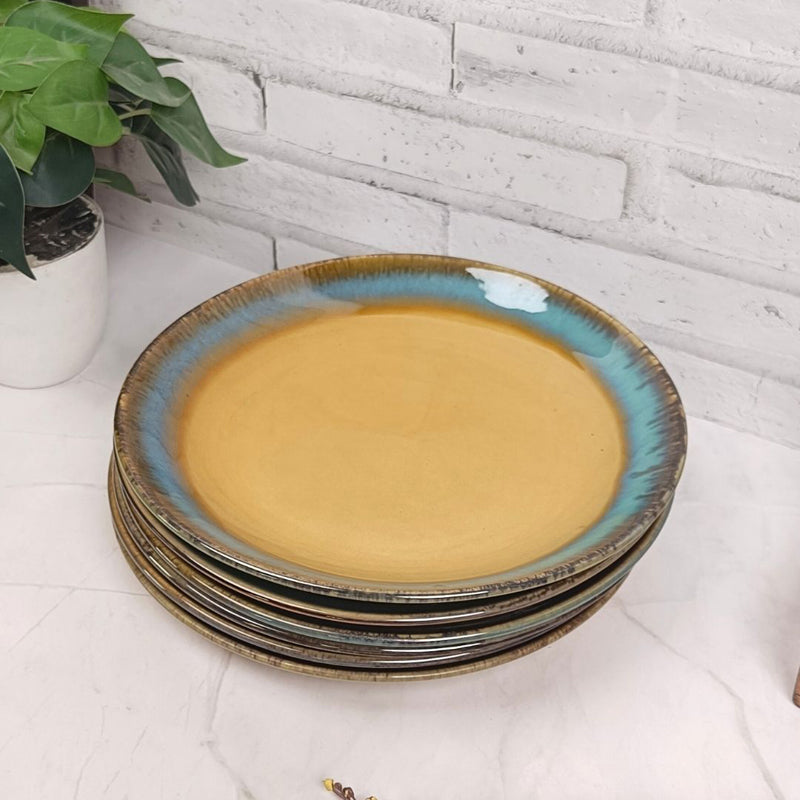 Porcelli Ceramic Dinner Plate - Set Of Six