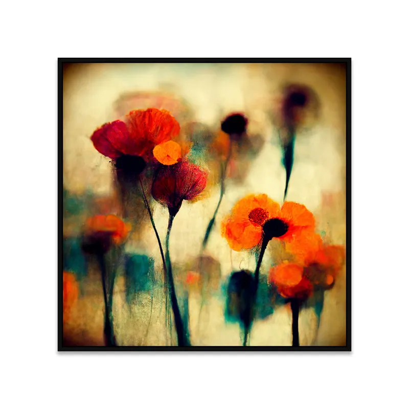 Bright Blossoms Wall Painting media 5