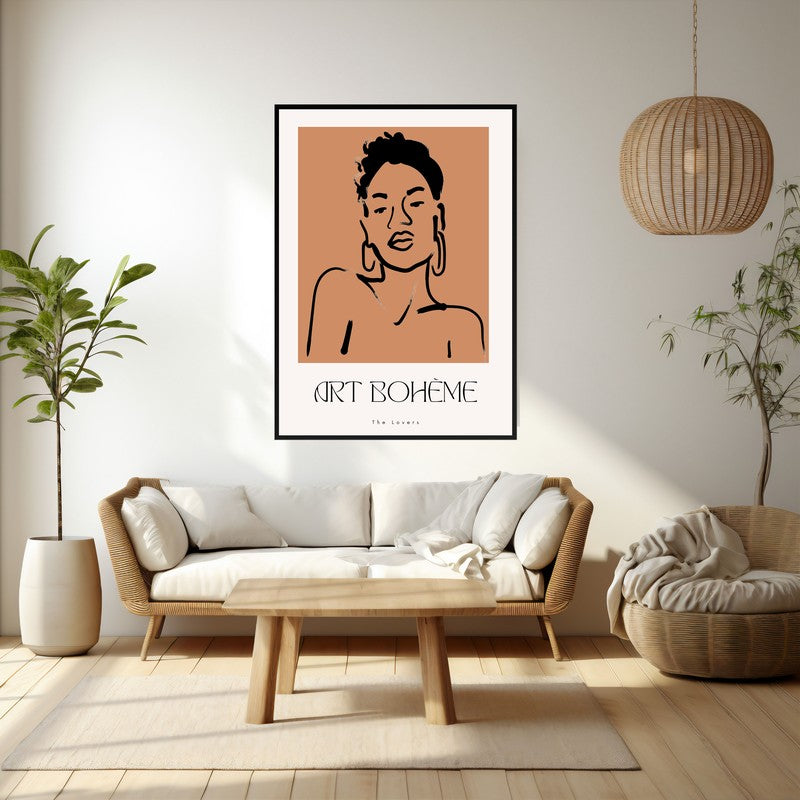 Forza Delicata Archival Canvas Wall Art - Black Frame media 3