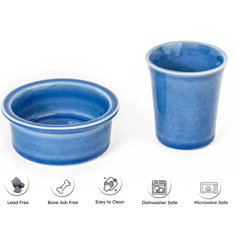 Tarangini Ceramic Dabara Set - 120 ML media 6