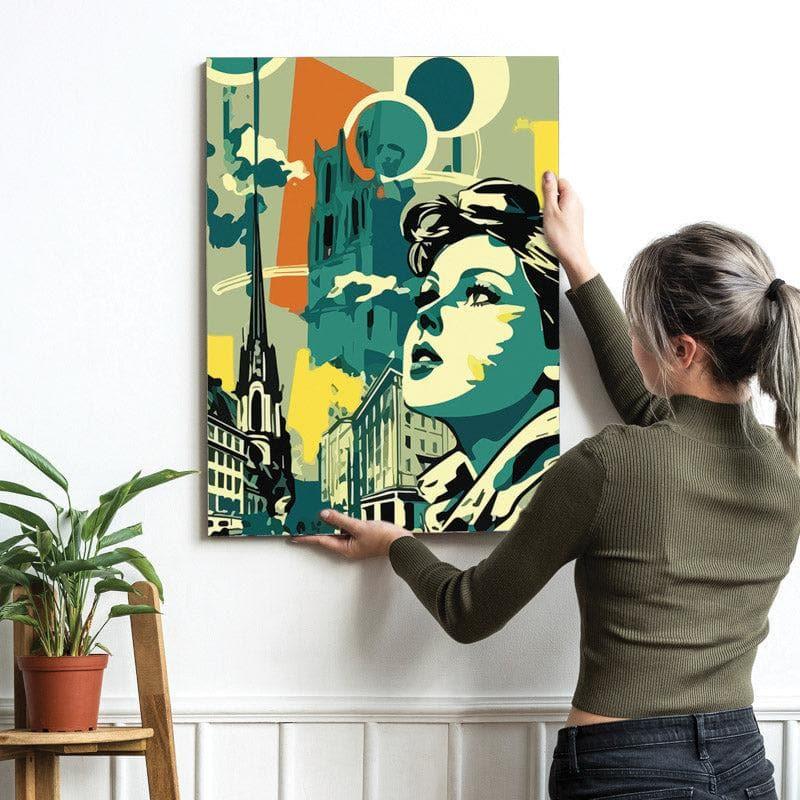 City Girl Canvas Wall Painting media 4
