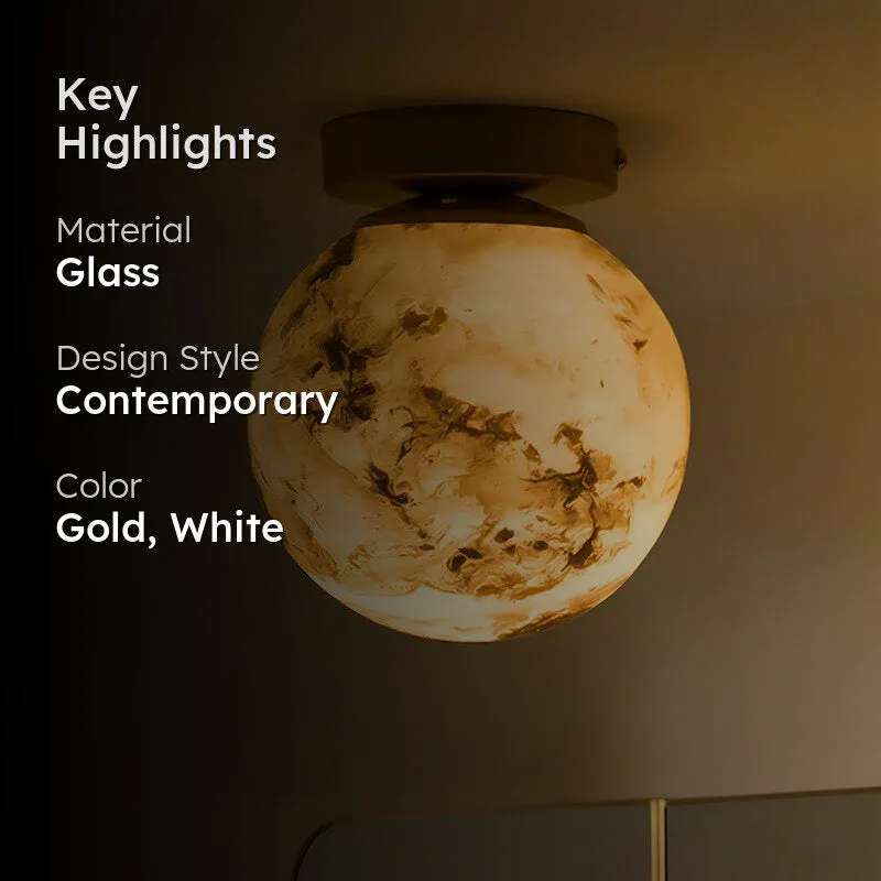 Palantir Glass Ceiling Lamp media 2